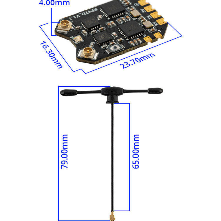 RadioMaster RP4TD ExpressLRS 2 - огляд і ціна Drone Battery Strap